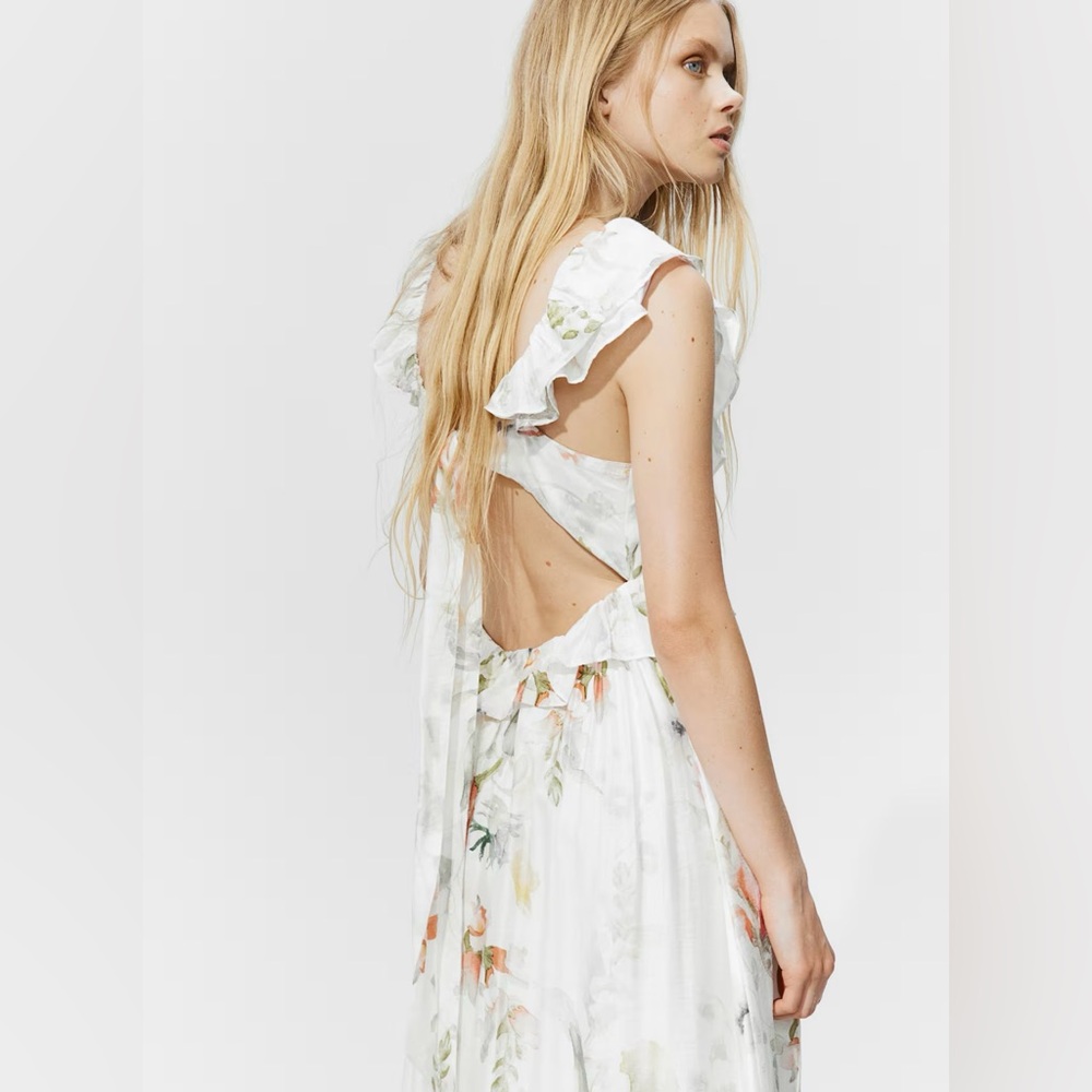 Floral Ruffle Dress - Picture 7 of 13